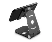 Foldable Mobile Stand - Stand for Mobile, iPad, Tablet Black black