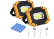 Lamparas de trabajo recargable lampara de mano recargables impermeable Led 2pack