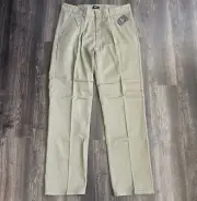 NWT Brixton Choice Chino Relaxed Fit Green Casual Mens Size 36x34