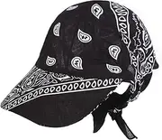 [NICEYEA] Headscarf Cap Bandana Cap Pirate Hats Running Hats Sweat-Absorbing Breathable Sports Headgear Hub Caps Moisture Wicking Summer Hat
