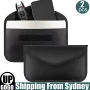 2x For Faraday Bag RFID Signal Blocking Shielding Pouch Key Phone Wallet Blocker