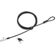 Kensington K60501M Slim N17 2.0 Keyed Laptop Lock for Wedge-Shaped Slots- Master