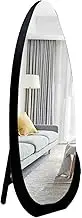 Full Length Mirror,Float Glass Standing Mirror,with Stand Oversized Floor Standing Mirror, Easy to Clean for Bedroom