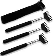 Back Scratcher Gift Set, Mtxorvix 3 Pack Back Scratcher, Portable Extendable Back Scratcher, Upgraded Portable Extendable Stainless Steel Telescoping Massage Tool, Gifts for Men Women Kids Adults