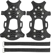 [Generic] Ice Cleats for Shoes and Boots,Ice Cleats for Kids 11-Tooth - Ice Snow Grips for Ice Fishing, Shoe Spikes for Snow and Ice, Anti Slip, for Walking On Ice and Snow