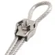 304 316不銹鋼鋼絲繩單夾雙夾 鋼絲繩 鎖扣裝飾夾繩夾剎車線夾卡