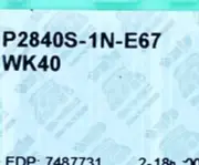 10 PCS ORIGINAL INSERTS P2840S-1N-E67 WK40