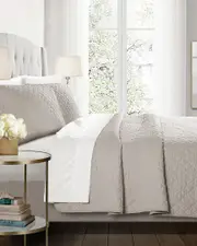 Lush Decor Fashions 3pc Ava Diamond Quilt Set