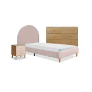 Imogen Pink Single Four Piece Bedroom Set