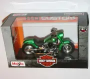 Maisto - Harley Davidson 2000 FLSTF STREET STALKER (Green) Model Scale 1:18