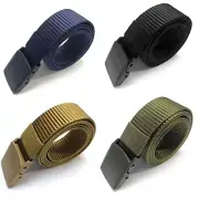 Men's Casual Outdoor Military Tactical Polyester Waistband Canvas Web Belt