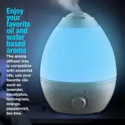Bell + Howell XXL Ultrasonic Color Changing Humidifier & Aroma Diffuser- 1 Gal