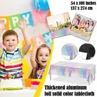PLASTIC TABLE COVER Disposable Table Cloth Party Supplies O0S2 Tablecl.C0 D8T4