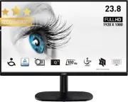 23.8" Monitor 1080P VA 100Hz 1ms HDMI VGA VESA Black