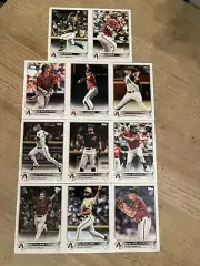 2022 Topps Series 2 ARIZONA DIAMONDBACKS BASE TEAM SET (11 cards) 4 RC’s