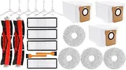 YBVABE Replacement Accessories Kit Compatible with Dreametech L10s Ultra Robot Vacuum【Not for L10s Pro Ultra Heat / L10s Ultra Gen2 】/for Xiaomi X10+, X10 Plus, 21 Pack