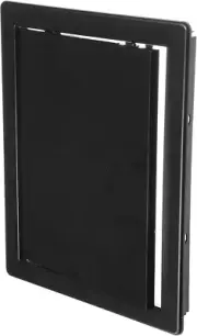 8" X 10" Black Plastic Access Panel. Service Shaft Door Panel. Plumbing, Electri