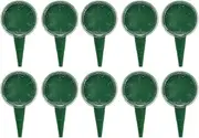 Sowing Seeds Dispenser Hand Tool, 10Pcs Seed Sower with 5 Different Dial Settings, Hand Held Garden Plant Seed Dispenser Planter for Small Seeds of Flowers, Vegetables