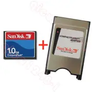 1.0GB CNC CF Compact Flash card+CF-PCMCIA Adapter For CNC ATA PC Adapter FANUC