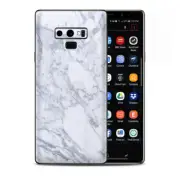 Skins Decal Wrap for Samsung Note 9 - Grey White Standard Marble