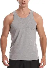 [Rane Sports] Men's Tank Tops Cotton Vest Gym Workout Bodybuilding Fitness Tee Sleeveless Muscle Shirts