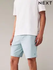 Blue Elasticated Waist Chino Shorts (709881) | $36