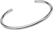 [Treasure Bay] TreasureBay Men's Solid 925 Sterling Silver Torque Bangle Bracelet 28grs