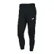 Nike 長褲 NSW Club Fleece Pants 黑 白 男款 棉褲 縮口褲 BV2672-010