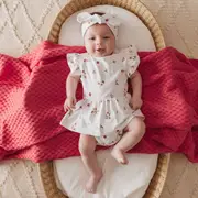 Snuggle Hunny Ladybug Short Sleeve Organic Dress