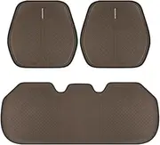 QIOZO ar Seat Covers Universal Full Set for MG ZR MG ZS MG ZT MG ZT- T MGA MGB MGB GT MGC MGF MGR V8 MGY Midget Mon Auto Parts/Waterproof,Brown