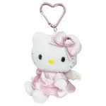 【震撼精品百貨】HELLO KITTY 凱蒂貓~日本SANRIO三麗鷗 KITTY愛心扣環絨毛玩偶吊飾-Y2K天使款粉*97345