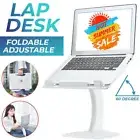 1/2PC Lap Desk Portable Laptop Foldable Table Adjustable Computer Stand Bed Tray