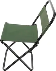 GANAZONO Portable Folding Camping Chair Lightweight Outdoor Stool with Backrest for Fishing Hiking and Picnics Compact and Sturdy Design Easy to Carry and Store for Travel and Outdoor