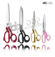 Tailor Upholstery Scissors 8",10",12", 14" Mix Color Handle(Red,Black,Gold,pink)
