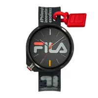 在飛比找PChome24h購物優惠-【FILA 斐樂】限量色表態系列時尚腕錶-低調灰/38-19