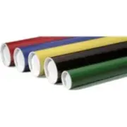 100 - 2x6" Yellow Tube with Plastic End Caps