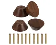 4pcs Drawer Pulls Wooden Cabinet Drawer Knobs Door Pulls Kitchen Furniture Pulls