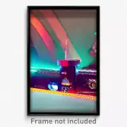 Pixel Art Poster - Awesome Tube (8 Bit Psychedelic Trippy Video Game Print)