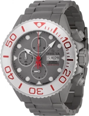 Invicta Grand Diver Masterpiece LE Swiss Auto Valjoux 7750 Sandblasted Watch