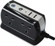 USB Plug In 4 Gang Socket