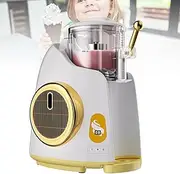 Ice Cream Maker Machine, Household Small Mini Fully Automatic Cone Machine, 800ML Electric Ice Cream Maker, Countertop Soft Serve Machine, for Restaurants, Cafes, Snack Bars