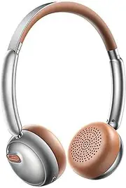 Over Ear Wireless Headphones, Noise Cancelling Retro Bluetooth 5.4 Headphones, Lossless Sound, Lightweight Comfortable for Travel Home (Brown)