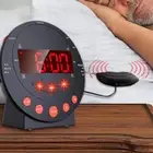 USB Extra Loud Alarm Clock Digital LED Strong Bed Shaker Vibration Home Supplies
