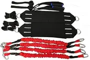 Body Weight Fitness Resistance Trainer Kit, Home Elastic Suspension Equipment Band, Adjustable Bungee Cord Gym Straps, Perfectly for Both Men and Women