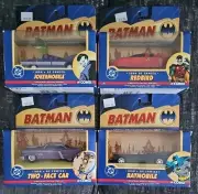 DC Com3ics 1/43 Scale Die Cast Vehicle LOT Redbird TWO FACE Batmobile POKER NEW