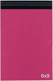 delka Mailing Bags, Durable Pink Poly Mailer Bags, Tear-Resistant Shipping Envelopes for Clothing, Documents, Strong Self-Seal Adhesive, Waterproof & Lightweight (6x9, 100PK)