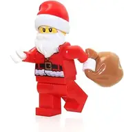[LEGO] Holiday Minifigure - Santa Claus (with Toy Sack) All New for 2021 Red, Red