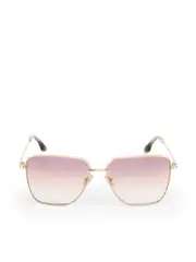 Gold Metal Pink Gradient Sunglasses