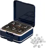 Small Pill Cutter | Tablets Pill Cutter Splitter Storage Cases,Precise Cuts Safe Supplement Medication Carrier for Lovers Friends Family Grandpa