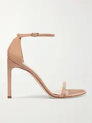 [Stuart Weitzman] Stuart Weitzman - Nudistsong Patent-leather Sandals - Beige - IT42 IT 42 Neutrals